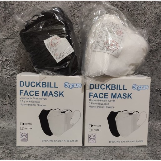 MASKER DUCKBILL FACEMASK 3PLY ISI 50PCS, 3D DISPOSABLE DUCKBILL MASK