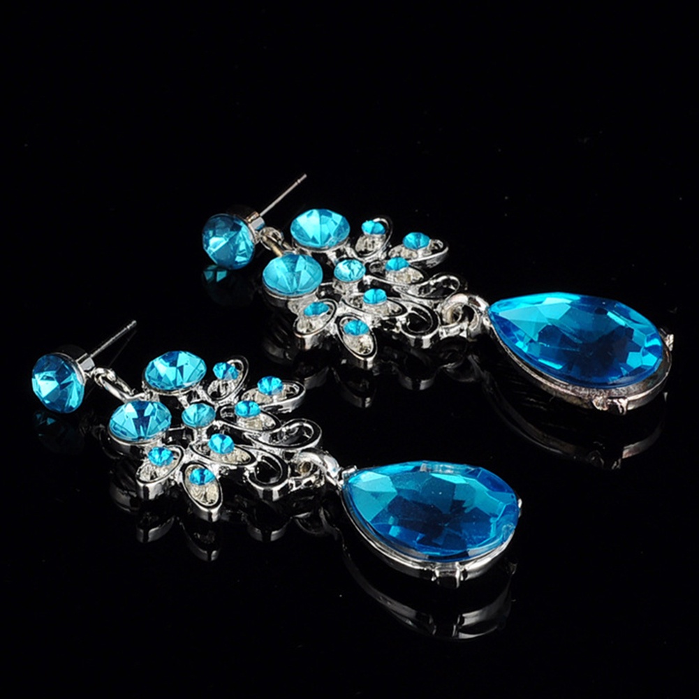 Hu Hu Hu Hu Hu Alat Bantu Pasang Kacamata♡ Set Anting Tusukkalung Rantai Liontin Kupukuputetesan Air Hias Berlian Imitasi Untuk Wanita