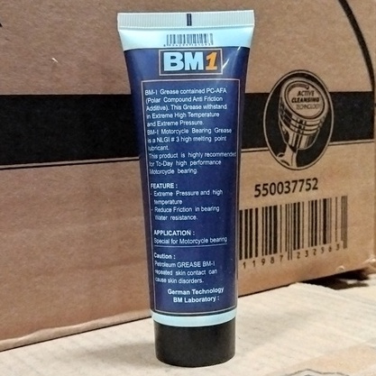 BM1 / BM 1 / BM-1 EXTREME HIGH TEMP 300°C BEARING GREASE / GEMUK 50 GR