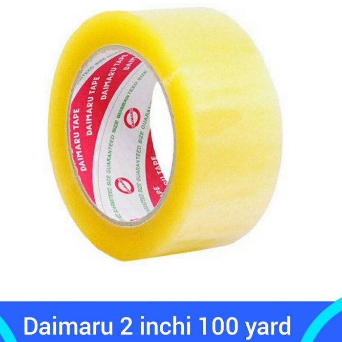 

OPP Lakban DAIMARU Bening 48mm*100Y FULL/Plakban Daimaru 2inc 100Yard FULL