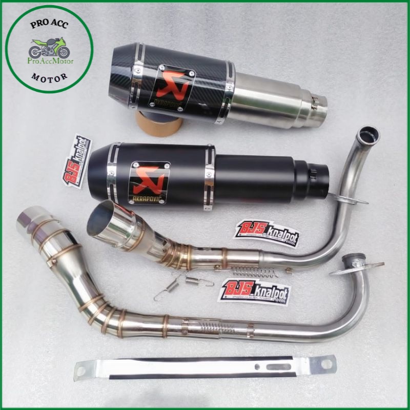 Knalpot akrapovic Nmax Aerox 155 Vario Beat street Scoopy new Xride mio soul Adv pcx Genio