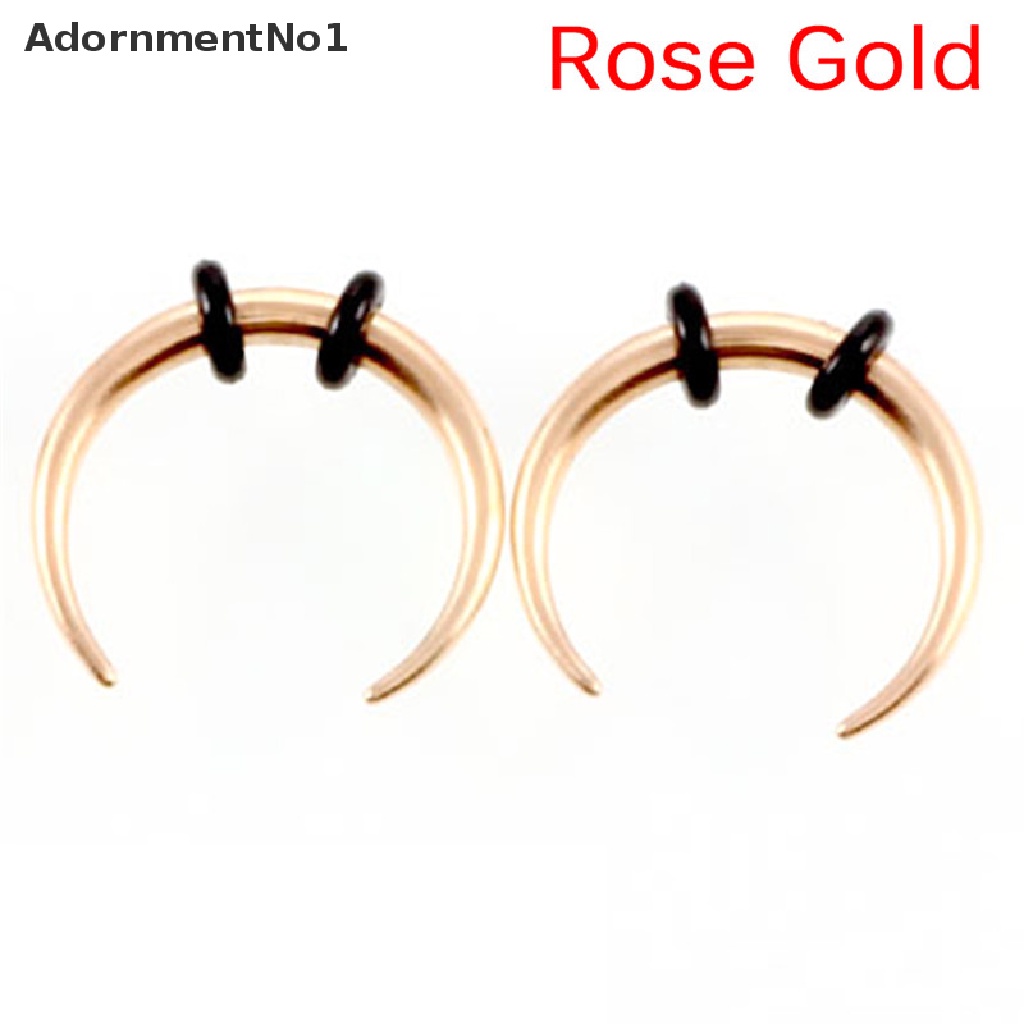 (AdornmentNo1) Anting Jepit Hidung Bahan Surgical Steel Untuk Wanita