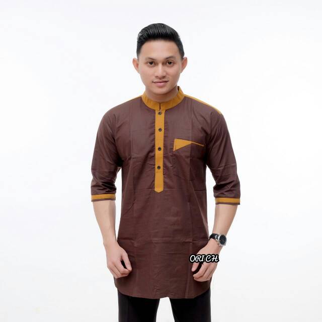 Baju Muslim pria Baju Ok Jaga Operasi Lengan Pendek Merk 2 Dua Saudara Tulis Di Ket Xxs Allsize L