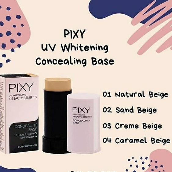 Pixy UV Whitening Concealling Base 9 gr / Pixy UV Whitening 4 Beauty Benefits SPF 35 &amp; PA+++