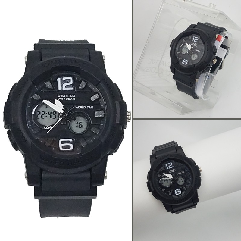DIGITEC DUALTIME DG2073T - Jam Tangan Sport Wanita Original