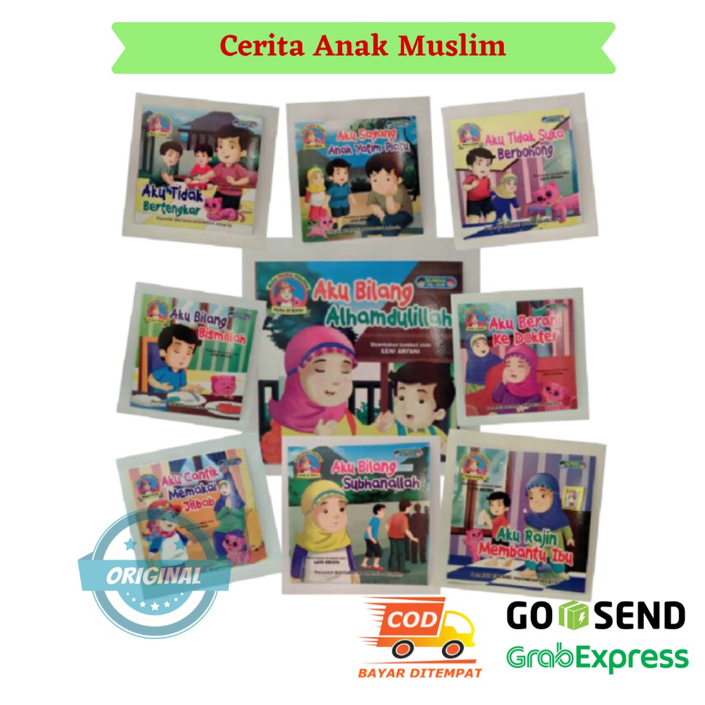 Buku Cerita Dongeng Read Aloud Anak Balita Muslim Cerdas Bergambar Syifa dan Kitty Termurah