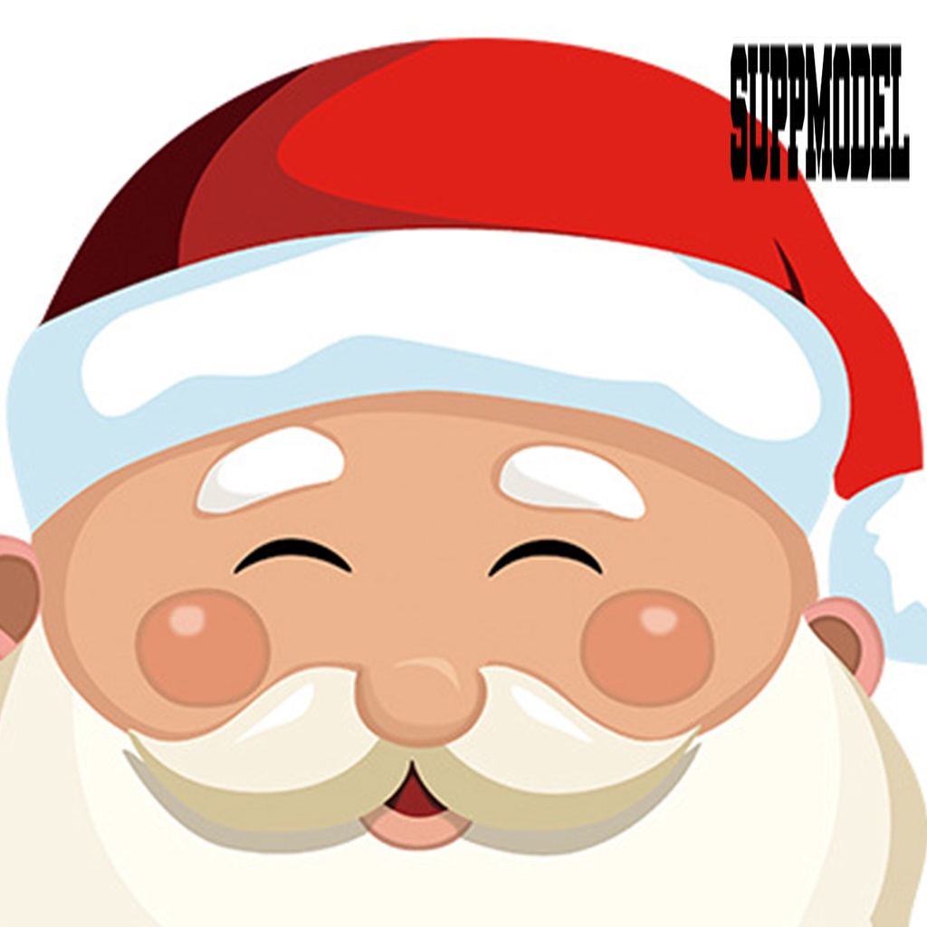 Stiker Wiper Motif Santa Claus Untuk Mobil