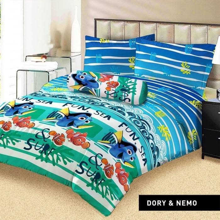 TERBARU Sprei Lady rose 120 x 200 Dory & Nemo single