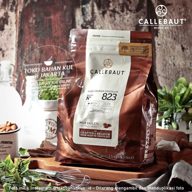 

Callebaut MILK 2,5kg 823 33,6% Chocolate Couverture Cokelat Susu Coin