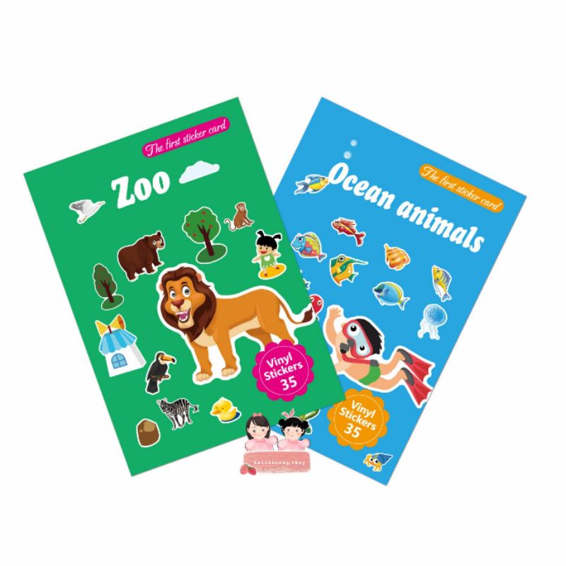 Reusable First Sticker for Baby Kids Dipakai Berulang Ulang Waterproof BBW Usborne Activity Book