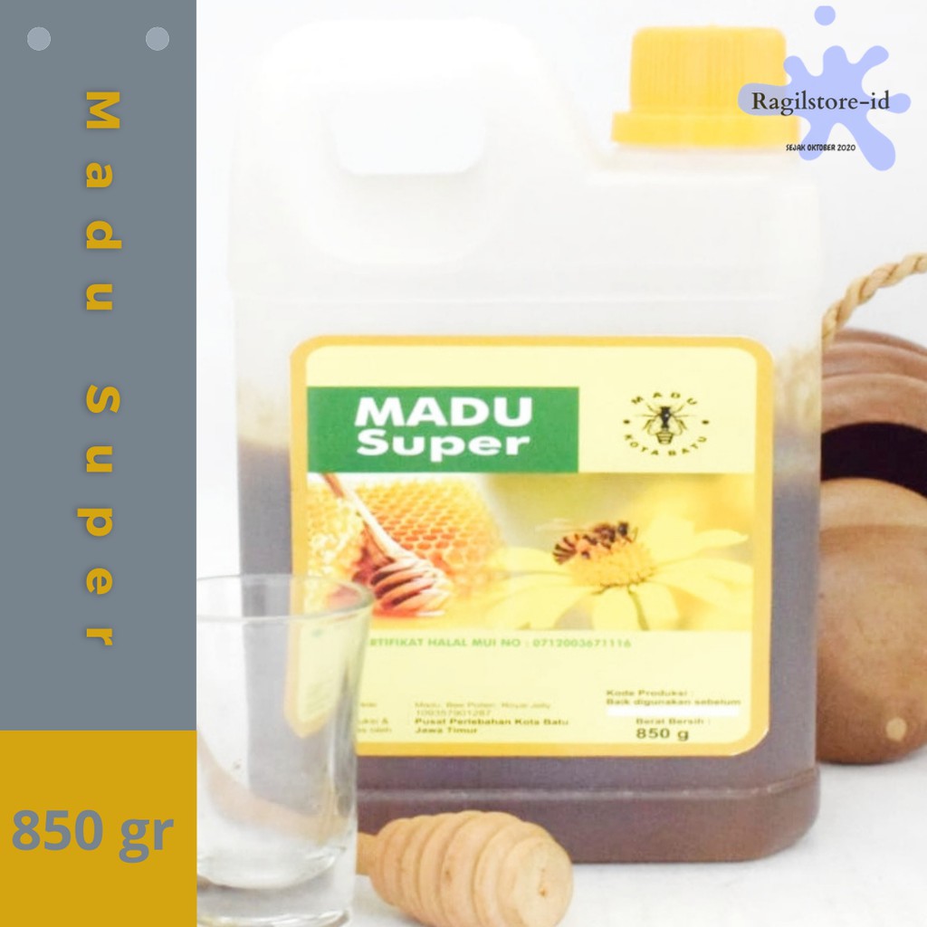 

Madu Asli - Madu Super 3 in 1 (madu, beepolen, royal jelly) Jirigen 850 gr