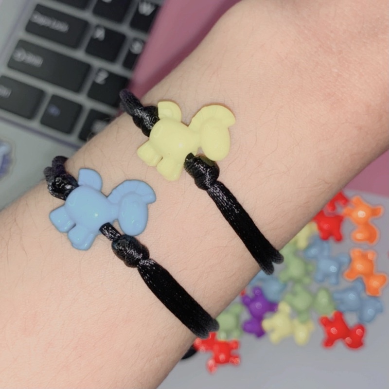 GELANG TALI SATIN 2mm [ RANDOM COLOR PONY EDITION ]