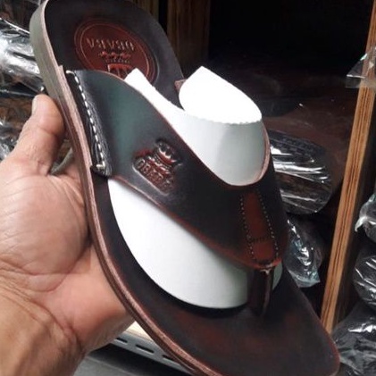 SANDAL KASUAL PRIA KULIT ASLI // SANDAL KULIT PRIA // SANDAL SLIDE PRIA ASLI KULIT
