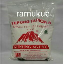 

tepung tapioka cap gunung agung 500 gram