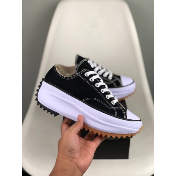Sepatu Wanita Sepatu Converse JW Anderson Run Star Hike Low Black - Sepatu Cewek Import Sepatu Wanit
