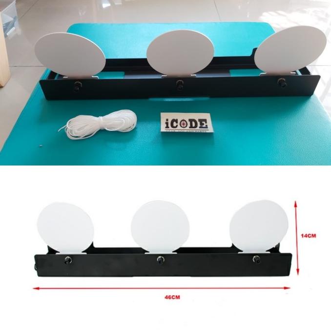 Tmc Metal Target Triple 4 Plate Rack Aa Ipsc Shooting Target Practice Terlaris