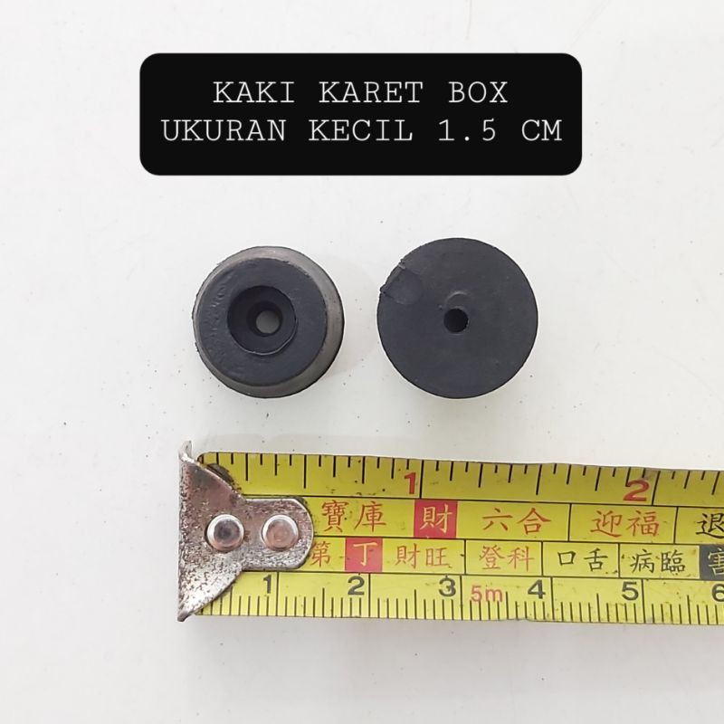 KAKI KARET BOX AMPIFIER SPEAKER KECIL 1.5 CM