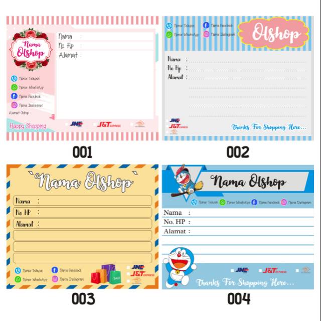 

Label Pengiriman Olshop Murah