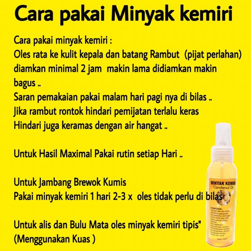 Jual 6 Botol Minyak Kemiri Traditional Homemade Ukuran 50 Ml Serum Penumbuh Rambut Indonesia Shopee Indonesia