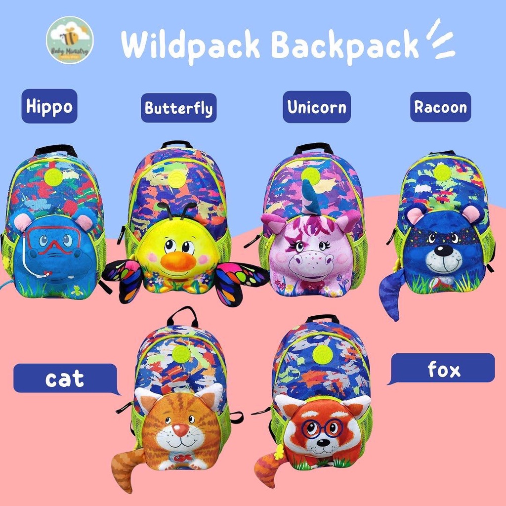 (BACKPACK) BEST SELLER !!! Wildpack Junior Backpack - Tas Sekolah Anak / TERLARIS (muat buku ukuran A4) tas anak / ransel / TAS KOPER / TAS SKOLAH/ SCHOOL BAG / BACK PACK / okiedog indonesia / okiedog / original / wildpack