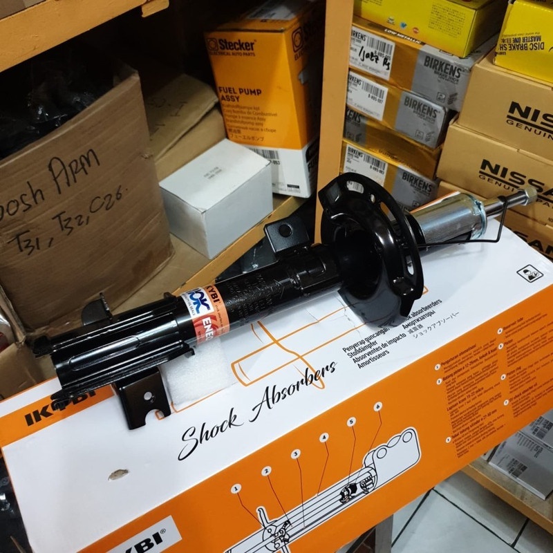 Shock Shok Breaker Beker Absorber Depan Suzuki Ertiga merk Birkens