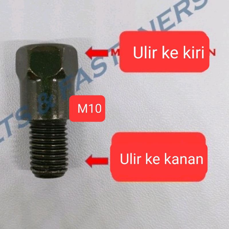 baut adaptor peninggi spion Y &gt; H