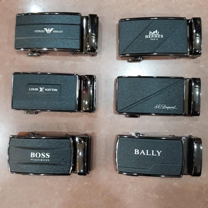 Gesper Kepala Gesper Ikat Pinggang Rel Impor Lebar Tali 3Cm