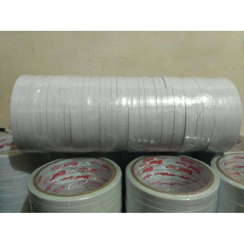 dabel tape kertas 6 mm 10 yards Giant tape