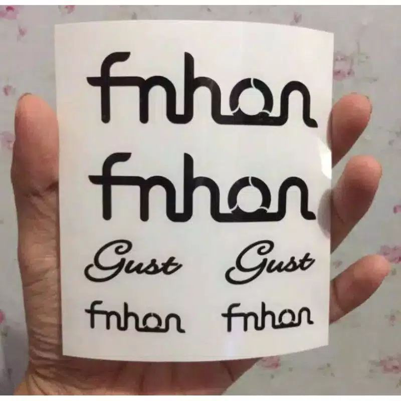 Cutting Sticker Sepeda Fnhon Gust 1 Set paket hemat