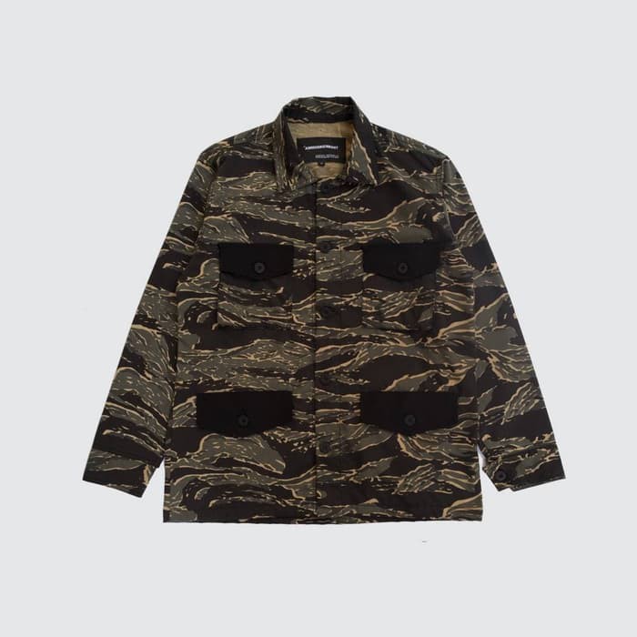 NEW KT THANKSINSOMNIA - JAKET GLEN CAMO GREY - PERAK, S