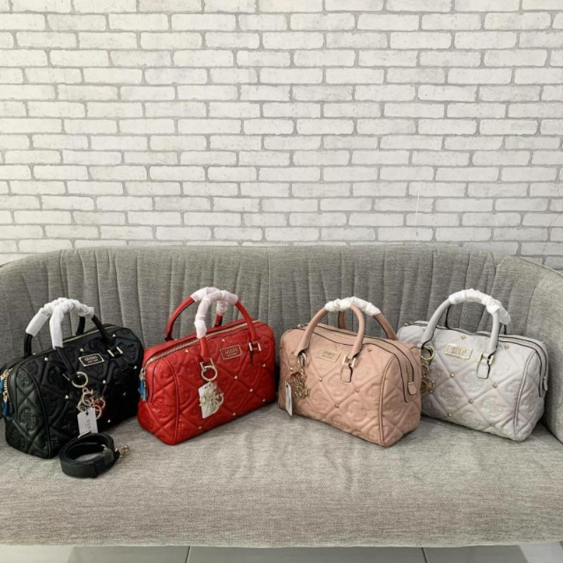 Tas Wanita Branded Guess | Tas Merah | Tas Bagus Murah | Gb094