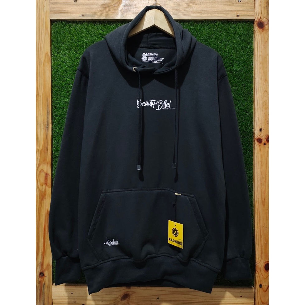 Jaket Hoodie Pria Wanita Terlaris Mr Dee Sweater Cowok Cewek Kachios Switer OverSize Laki Laki Perempuan Distro Bahan Katun Ukuran M L XL XXL JUMBO Warna Hitam3