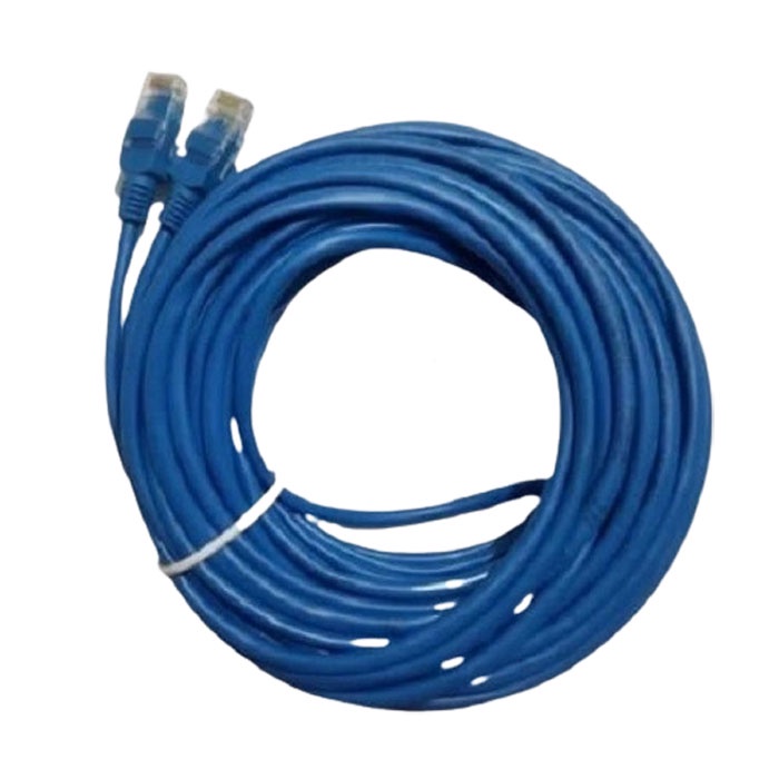 Patch Cord UTP Cat 5e 15 Meter Warna Biru