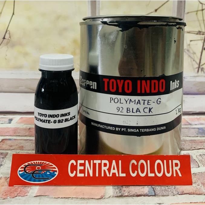 

[[COD]] Tinta Toyo Polymate-G 92 Black / Hitam Tinta Sablon Plastik - 500Gr TERMURAH Kode 801