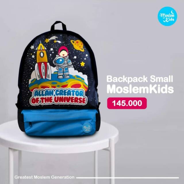 Tas Sekolah Ransel Anak SD Small Bagpack Bag Back Pack Muslim Kids Universe