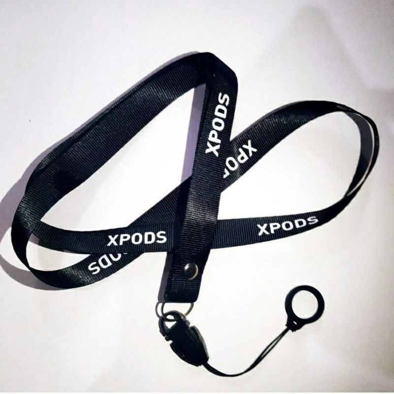 

lanyard XPODS gantungan kunci DISTRO / tali lanyard gantungan leher id card name tag kartu nama