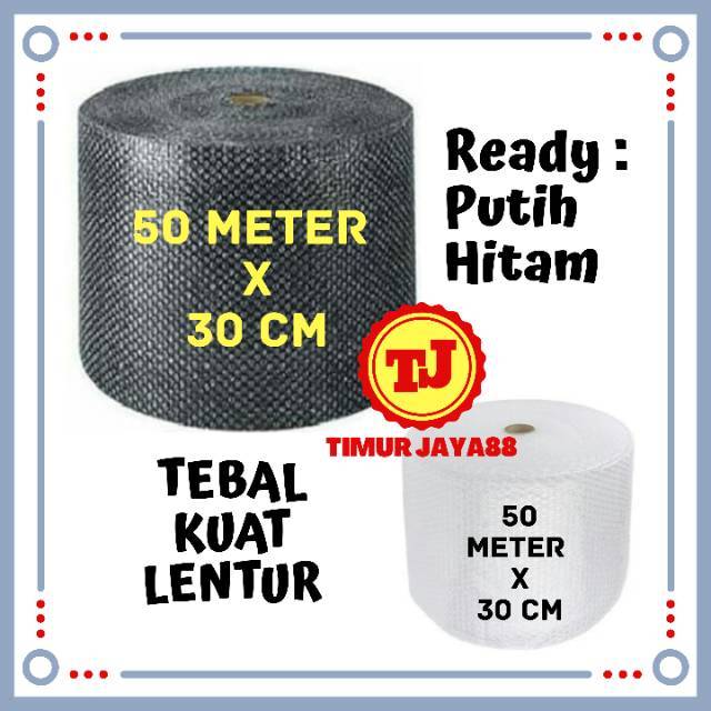 

(KHUSUS GOJEK GRAB) Bubble Wrap 50 meter x 30cm Bubblewrap 30cm x 50m