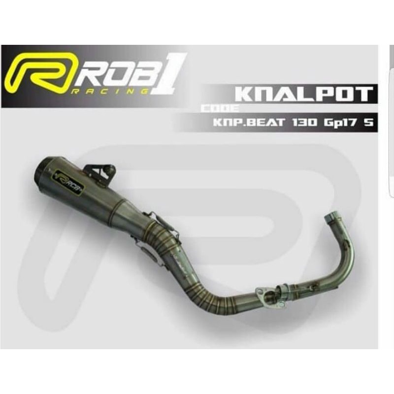 Knalpot Rob1 baet Fi baet karbu Scoopy beat esp gp17 130cc Original limited edition