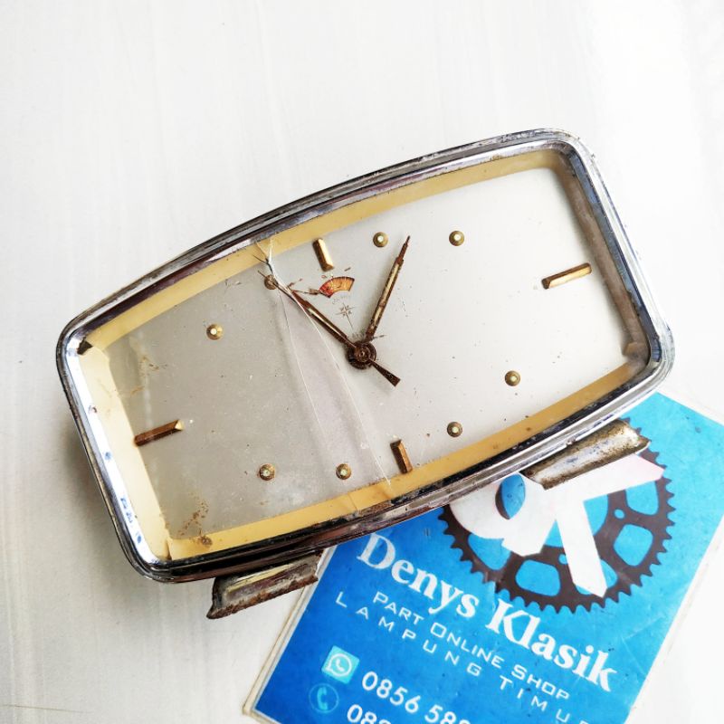 jam meja duduk vintage jadul lawas antik kuno