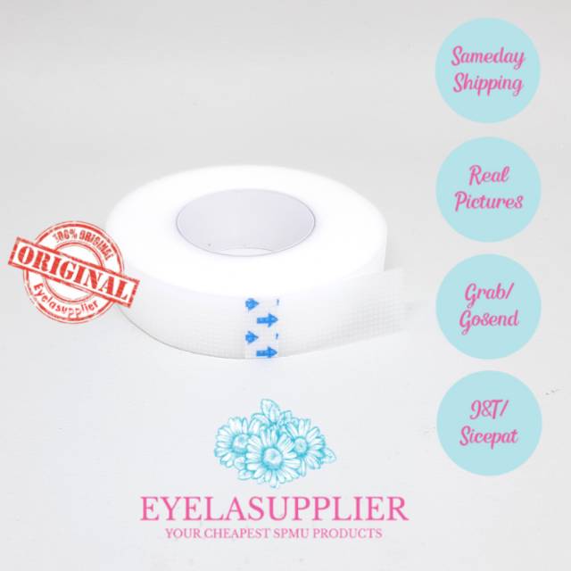 Micropore Paper Roll Micro Eyetape Isolatip Kertas Premium Plastik PE non-woven Japan Tape Jepang