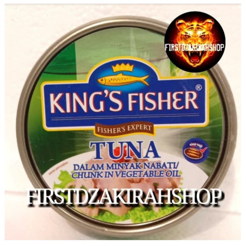 

King's fisher tuna in vegetable oil 170gr