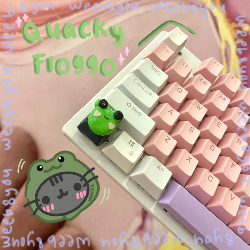 frog artisan keycaps // artisan keycaps // sculpt keycaps // keycap // mechanical keyboard // keyboa