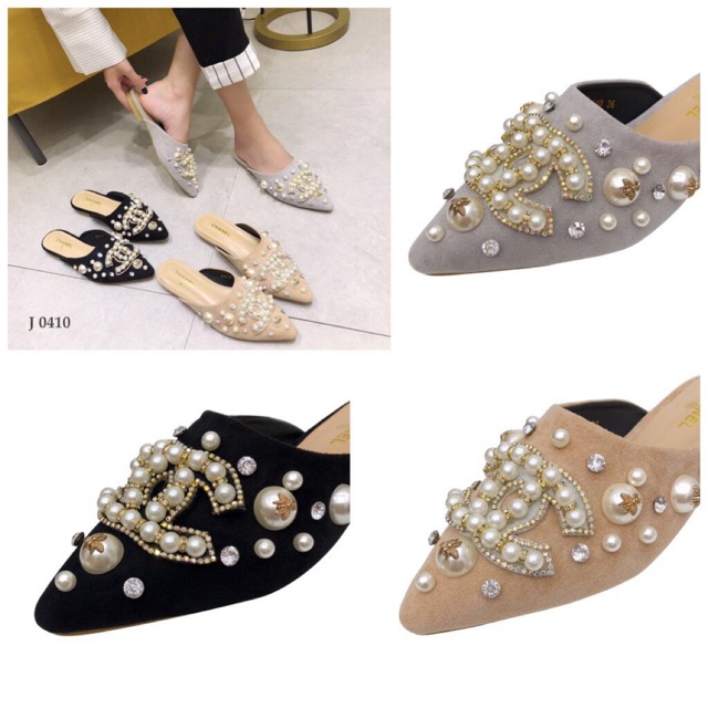 SLOP SANDALS CHANEL 0410