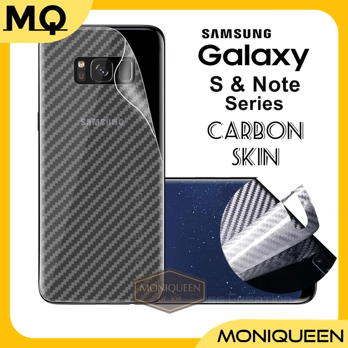 GARSKIN CARBON STICKER BACK SKIN Samsung S7 S8 S9 S10 S20 Note 8 Note 9 Note 10 20 Pro Plus Ultra