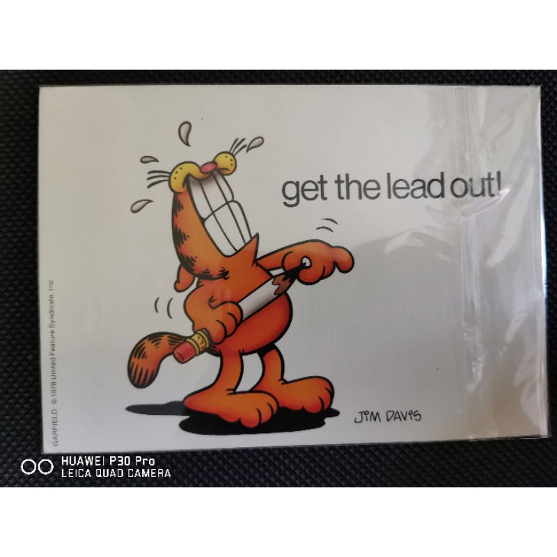 

kartu pos garfield/garfield postcard