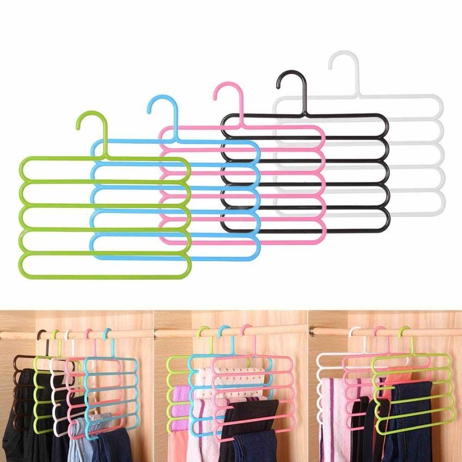 HH05 - Gantungan HANGER  Jilbab Scarf Multifungsi 5 Tingkat