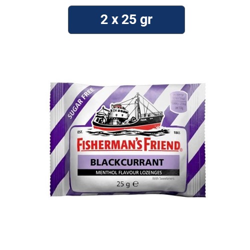 

Fishermans Friend Permen Blackcurrant 2 x 25 gr