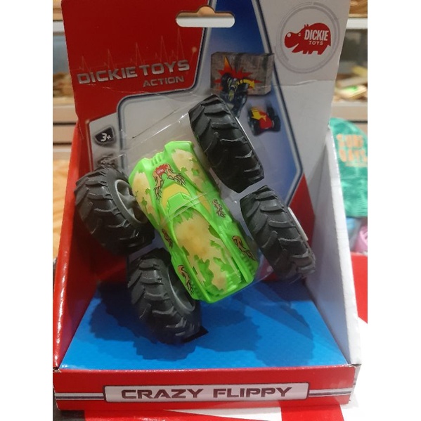 Mobil Mainan Crazy Flippy Green