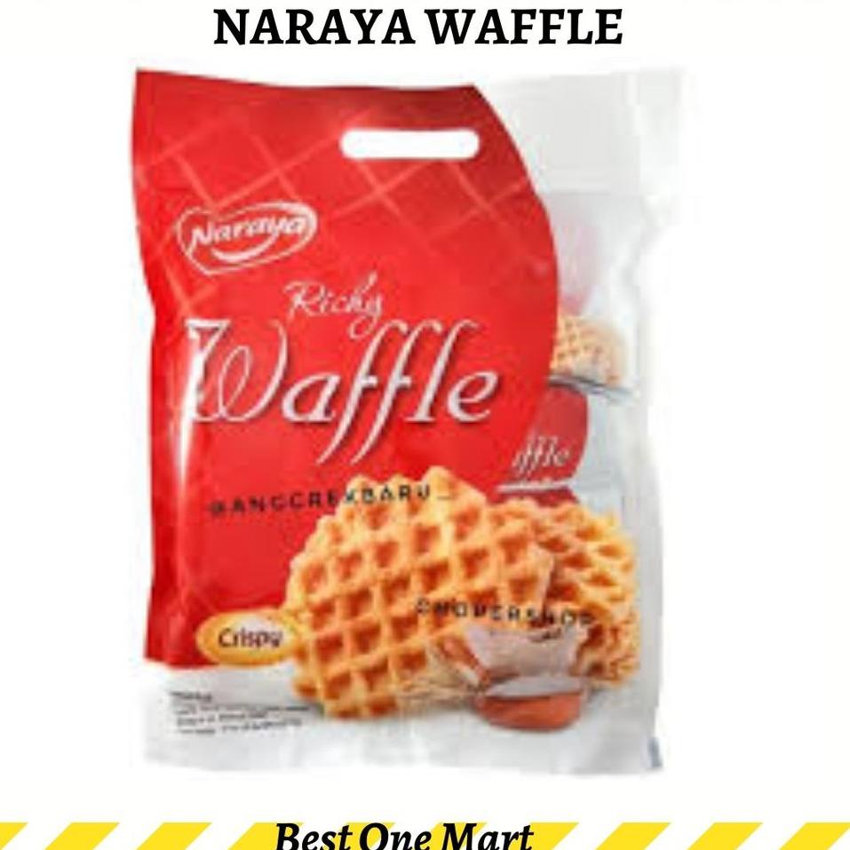 

✔✔STAR✔✔ Naraya Richy Ricky Crispy Egg Butter Waffle - Snack Krispi Krispy Wafel