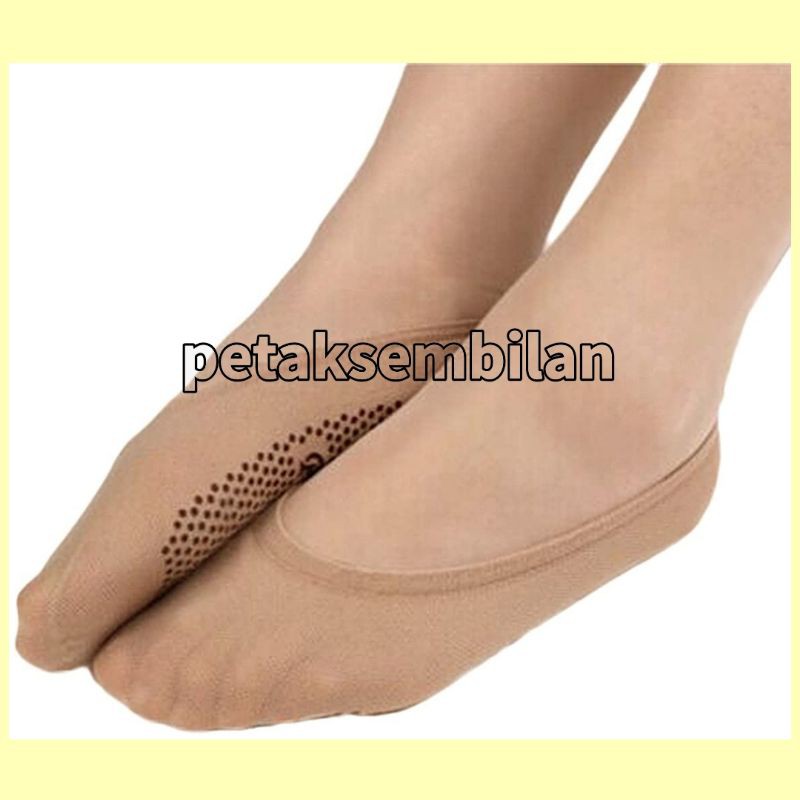 Kaos Kaki Wanita Bintik Telapak Non Slip